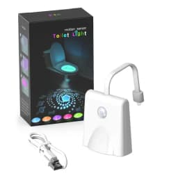 Toilet Night Light Motion Sensor Light Toilet LED Light 7Color Rechargeable LED Night Lamp For Bathroom Washroom Decoration