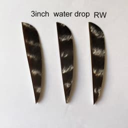 50 Pcs RW Natural Turkey Archery Arrow Feathers Shield 3/4/5 Inch Arrow Fletching Vanes For Bow Arrow DIY Fletches Feather