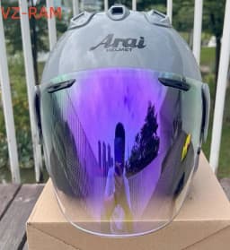 VZ-RAM High Quality ABS Classic 3/4 Open Face Helmet,For Harley Motorcycle And Cruise Motorcycle Protection Helmets,Modern Grey