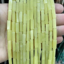 4*13MM Natural Stone Square Aventurine Tiger Eye Agates Crystal Jades Spacer Beads For Jewelry Making DIY Bracelet Accessories