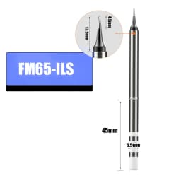 T65 FM65 Soldering Iron Tip for T65 HS01 GD300 T85 Replacement Heater Solder Compatible with SH series Not Applicable T12