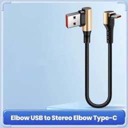15CM 25CM 50CM Short Elbow USB Type C Cable for IPhone15 16 Huawei Xiaomi Samsung S24 Fast Charging Type C Power Bank Data Cable
