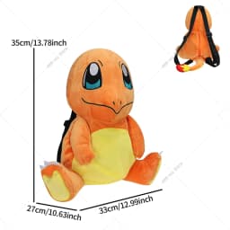 11 Styles Pokemon Plush Backpack Mimikyu Eevee Gengar Charizard Gyarados Psyduck Backpack Gifts for Children Adults
