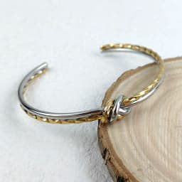Women's Bangles Twisted Wrap Knot Bracelet Punk Stainless Steel Jewelry for Men Women Wrist Cuff Bracelets Bangle Accessories
