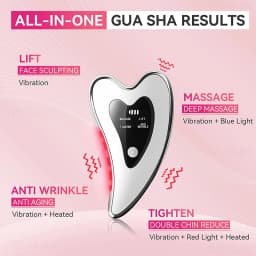 New 4 in 1 Electric Gua Sha Face Massager Vibration Facial Scraping Tools Anti Wrinkles Double Chin Skin Face Lifting Device