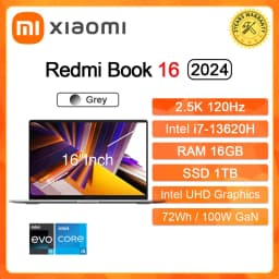 Xiaomi Laptop RedmiBook 16 Refresh RAM 16GB SSD 512GB Intel I5 12450H 13420H 16' Inch FHD Notebook Ultrabook Computer PC