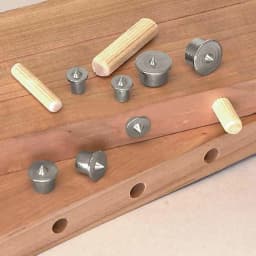 8Pcs Dowel And Tenon Multi Dowel Center Points Pin 6mm/8mm/10mm/12mm Center Point Set Wood Timber Marker