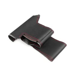 Braids on Steering Wheel For Toyota Prius 20 XW20 2004 2005 2006 2007 2008 2009 Car Steering Wheel Hand-stitched Leather Cover