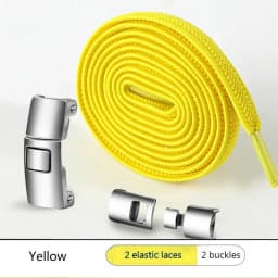 Interlock Buckle Elastic Shoe Laces No Tie Shoelaces for Sneakers Flat Shoelace Kids Adult Elastic Laces One Size Fits All Shoes