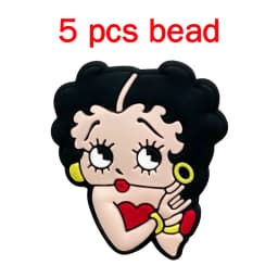 5pcs Silicone Cartoon Beads DIY Pacifier Chain Baby Oral Care Pacify Accessory Part