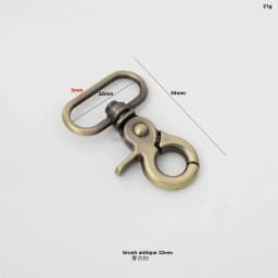 10/50pcs 16mm 19mm 25mm 32mm 38 trigger snap hooks Hardware Accessories metal diy handbags purses trigger snap purse hook