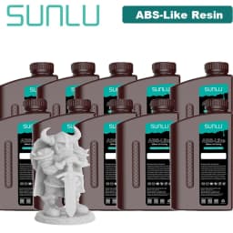 SUNLU 10KG ABS-Like/ Standard / Water-Wash/ 14K High Precision Resin 405nm Rapid UV-Curing Photopolymer Resin 1KG/Bottle