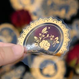 40pcs Laser Cut Dream Series Stickers Set for Scrapbooking DIY Stick Labels Diary Stationery Album - Butterfly & Whale Designs