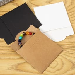 Bracelet Necklace Bag Dustproof Thick Envelope Box Gift Jewelry Display Package Diy Making Packing Accessories Supply Wholesale