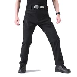 Men Tactical Elastic Pants Spring Autumn City Cargo Trousers Military Combat Hiking Camping Climbing Quick Dry Casual Sportswear