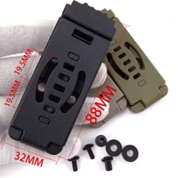1 Piece Scabbard Waist Clip KYDEX Accessories Carrying K Sheath Clip KYDEX Making Clip System K Sheath Clip Back Clip
