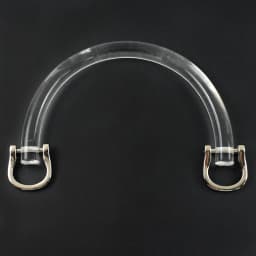 2/4Pcs U-shaped Plastic Bag Handle Acrylic Transparent Purse Frame Kiss Clasp Women Handbag Woven-bag Replace Bags Accessories