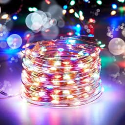 Battery Powered 10/20/30/50/100LEDs String Lights Copper Wire Light for Holiday Lighting Camping Flower Wedding Christmas Decor