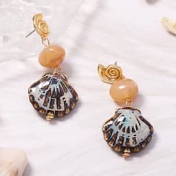 Cute Octopus Earrings Creative Glass Octopus Long Drop Earrings Unqiue Marine Series Design Earrings Wholesale Custom Packaging