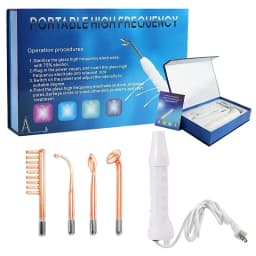 Portable High Frequency Facial Machine Wand Handheld Electric Face Skin Beauty Tools Acne Treatment Device