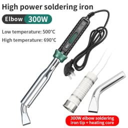 LUXIANZI Electric Solder Iron High Power 220V External Heat Adjustable Temperature Welding Pen Repair Tool With Indicator Light