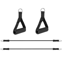 2Pcs of Professional Rope Grip Gym Exercise Resistance Bands with Anti Slip Handles Fitness Accessories