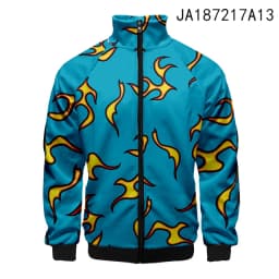 Coat 3D Print Cartoon Red and Yellow Flame Hoodie Men Women Long Sleeve Cosplay Costume Men Jacket Sweatshirts