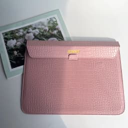 Custom Name PU Crocodile Leather Laptop bags For Macbook pro 13 Case air Retina 15 Computer Cover For Huawei Shell Dropshipping