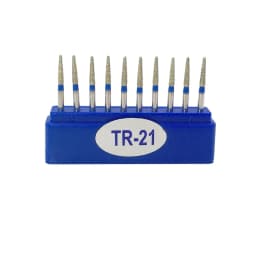 10Pcs/Box Dental Diamond Bur FG High Speed Burs TR SERIES for Teeth Polishing 1.6mm