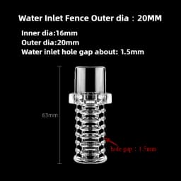 1/2/5Pcs Transparent Acrylic Pervious Flower Basket Mesh Cover 20/25mm Aquarium Fish Tank Water Inlet Fence Water Pump Filter