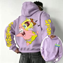 SpongeBob SquarePants and Patrick Star Cartoon Anime 2026 Spring and Autumn Men's and Women's Fashion Sports Hoodies