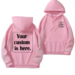 2026 Men Women Casual Custom Printed Text DIY Hoodie Customized Personalized Hoody Custom Hoodies Text Sweatshirt Men Clothing