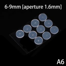 10Pcs Jewelry Silicone Pad Piercing Healing Discs Set Flexible Anti Hyperplasia Flat Clear Medical Grade Silicone Disc 3/5/7/9MM