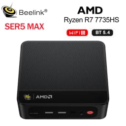 Beelink Ryzen7 SER5 PRO 5850U SER5 MAX 7735HS Mini PC AMD DDR4 16GB  SSD 500GB Support WiFi6 BT5.2 HD 1000M 5850U Mini Computer