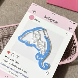Acrylic Musical Notes Keychain Carabiner Backpack Pendant Bag Charm Korean Handbook Decor Cherry Blossom Dolphin Shape Carabiner