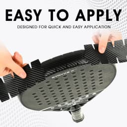 AMASPORT 3K Carbon Fiber Racket Frame Protector Edge Grip Racket Accessory Racket Protector Easy to Replace ,Multi-Piece pack