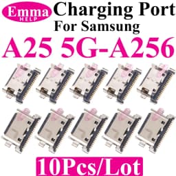 10Pcs Original Charging Port Connector for Samsung A15 A05S A25 A35 A55 A13 A04S A14 A23 A33 A24 A34 A54 A53 USB Charger Pin Plu