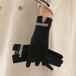 Winter Women Thicken Keep Warm Touch Screen Gloves Elegant Fashion Soft Velvet Internal Driving Cycling Outdoor Cold Protection