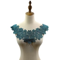 Lace Floral Embroidery Fabric Fake Collar for Needlework White Embroidery Lace Fabric Applique DIY Dress Sewing Supplies Craft