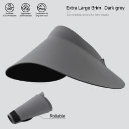 Summer New Seamless Sun Hat with UV Protection for Women, Featuring A Large Brim and An Empty Top for Shade