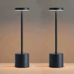 Portable LED Wireless Touch Desk Lamp Rechargeable Table Light 3 Colors Dimmable Bedside Creative Ambient Lamp for Room Decor