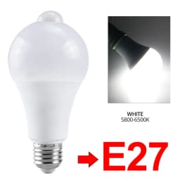 Motion Sensor Night Lamp 85-265V B22 E27 LED Bulb Human Infrared Sensor Night Light for Stairs Corridor Porch Garage Auto ON/OFF