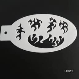 PET Stencil For Face Body Face Painting Paint Reusable Templates For Body Arts Cosplay Halloween Christmas Party