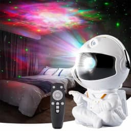 Galaxy Light Projector Featuring Various Nebula Settings, an Astronaut Design with Remote Control, Perfect for Bedroom Ambiance, Room Decoration, Parties, And an Excellent Gift for Friends During Halloween And Christmas Children's Day Gift