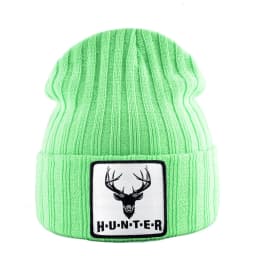 Knitted Skullies Beanie With Animals Patch Men Women Outdoor Casual Sport Hats Autumn Winter Solid Color Hip Hop Beanies