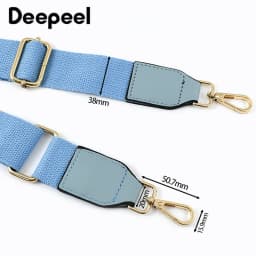 1Pc Deepeel 3.8cm Nylon Shoulder Bag Strap Adjustable Webbing Replaceable Belt for Crossbody Bags Handbag DIY Craft Accessories