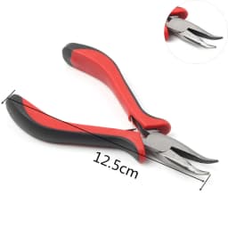 Black Handle Long Nose Mini Pliers Round Flat Long Nose Bent Nose Pliers For Jewellery Making Diy Crafts Necklace Bracelet Tools