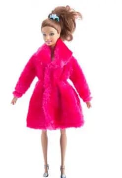 New 30cm 1/6 Grows Outfit Flannel coat Accessories Clothes for Barbies doll