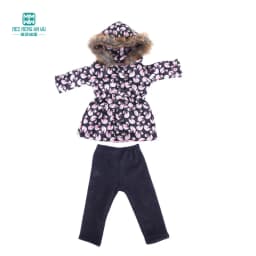 Clothes for Dolls Fits 43cm Toy New Born Doll american doll Fashion cotton jacket pink rose red white purple