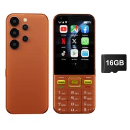 SERVO F8 Ultra 4G Keypad Smartphone Android 8.1 Dual SIM WiFi Hotspot Bluetooth GPS Play Store Torch 2.8" Feature Mobile Phone